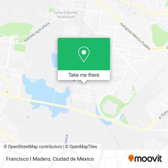 Francisco I Madero map