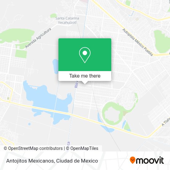 Antojitos Mexicanos map