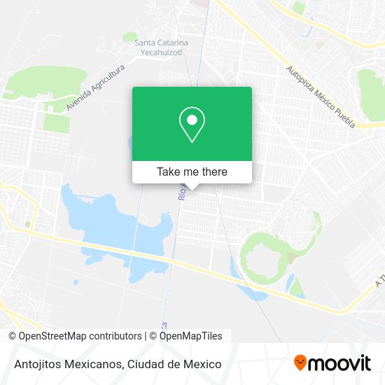 Antojitos Mexicanos map
