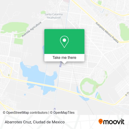 Abarrotes Cruz map