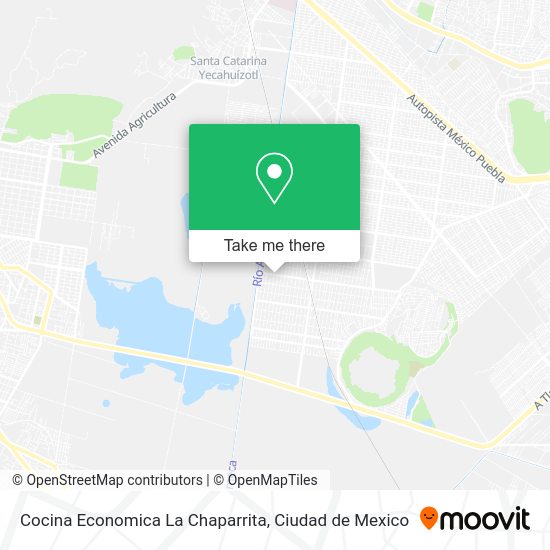 Mapa de Cocina Economica La Chaparrita