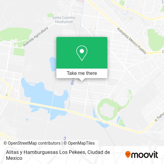 Alitas y Hamburguesas Los Pekees map