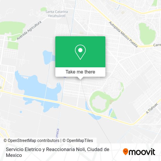 Servicio Eletrico y Reaccionaria Noli map