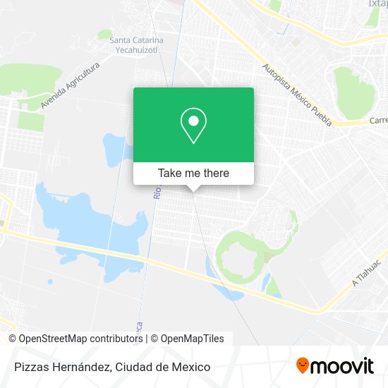 Mapa de Pizzas Hernández
