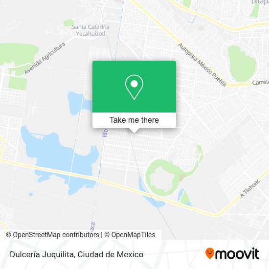 Mapa de Dulcería Juquilita