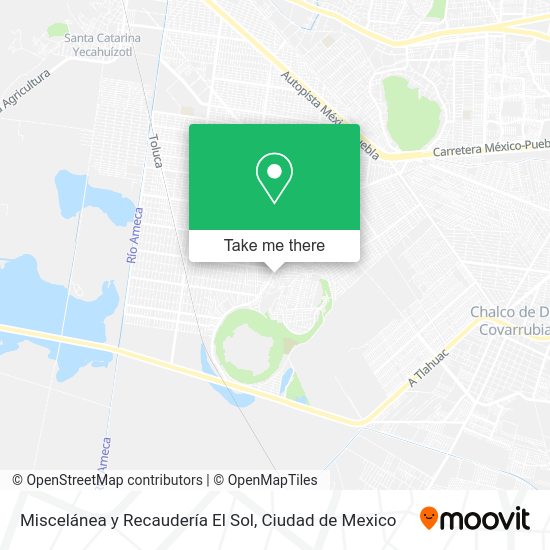 Miscelánea y Recaudería El Sol map