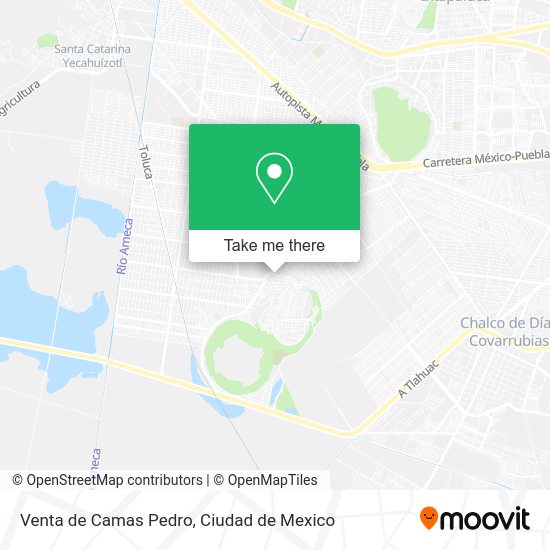 Mapa de Venta de Camas Pedro