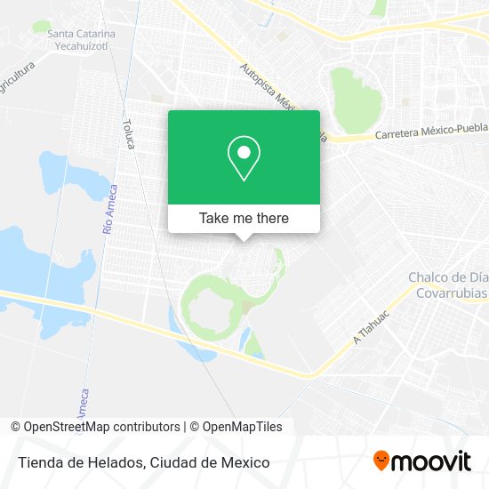 Tienda de Helados map