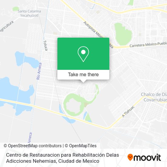 Centro de Restauracion para Rehabilitación Delas Adicciones Nehemias map