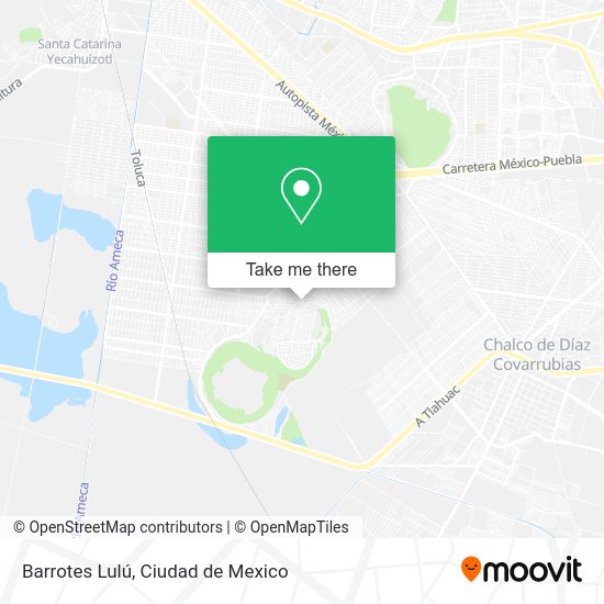 Barrotes Lulú map