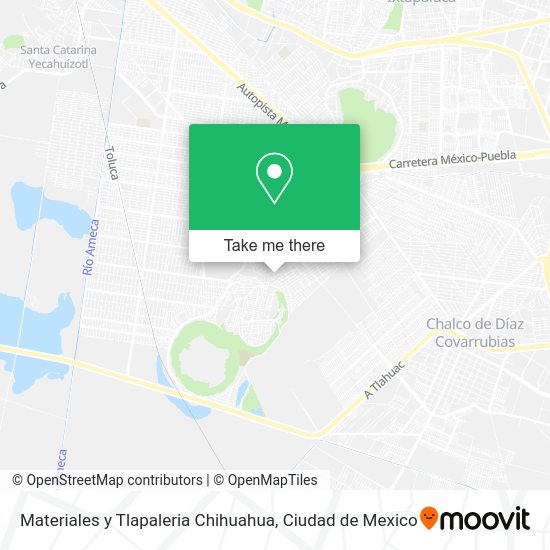 Mapa de Materiales y Tlapaleria Chihuahua