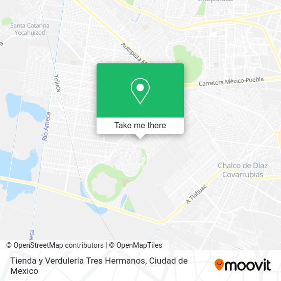 Mapa de Tienda y Verdulería Tres Hermanos
