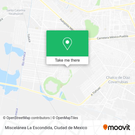 Miscelánea La Escondida map