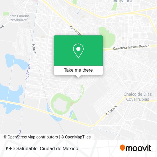 K-Fe Saludable map