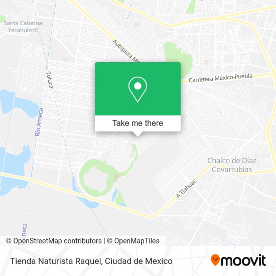 Mapa de Tienda Naturista Raquel