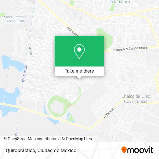 Quiropráctico map