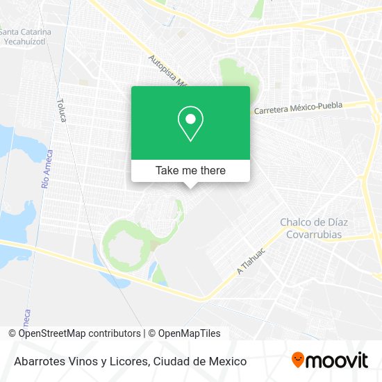 Mapa de Abarrotes Vinos y Licores