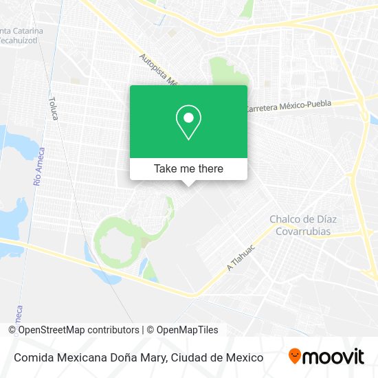 Comida Mexicana Doña Mary map