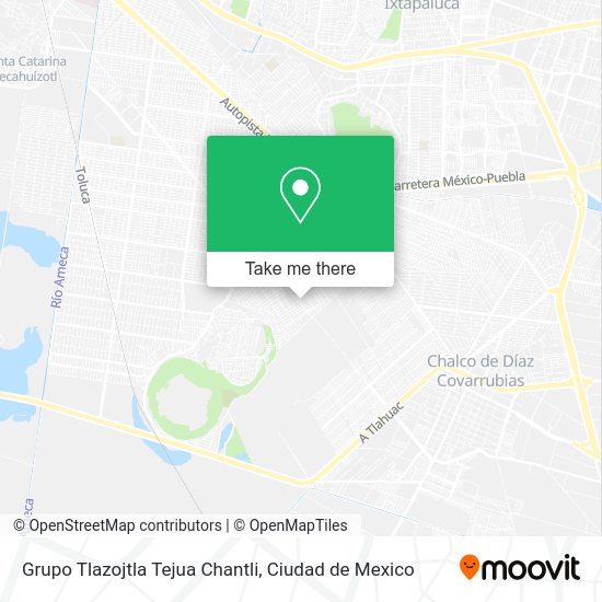 Grupo Tlazojtla Tejua Chantli map