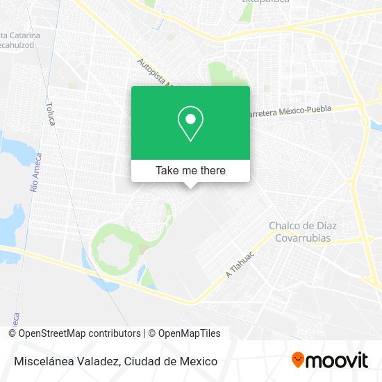 Mapa de Miscelánea Valadez