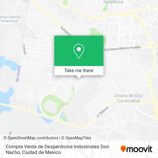 Compra Venta de Desperdicios Industriales Don Nacho map