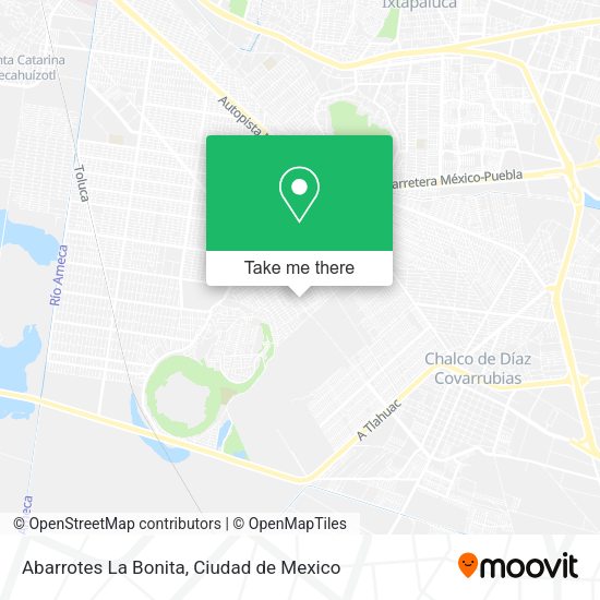 Abarrotes La Bonita map