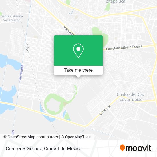 Mapa de Cremeria Gómez