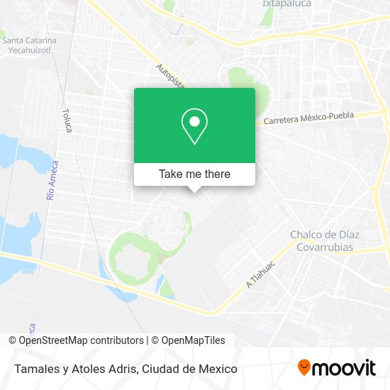 Tamales y Atoles Adris map