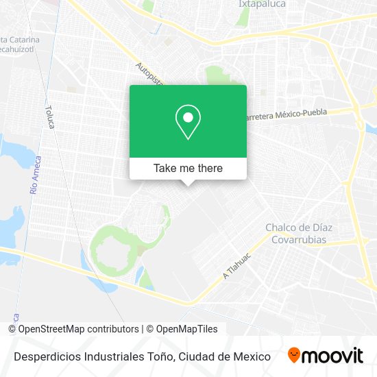 Desperdicios Industriales Toño map