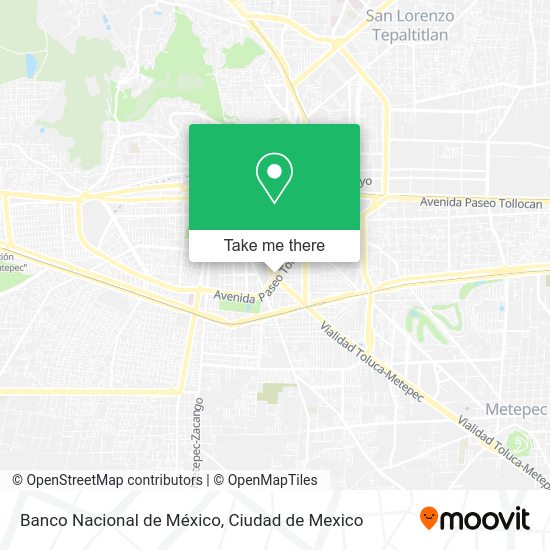 Banco Nacional de México map