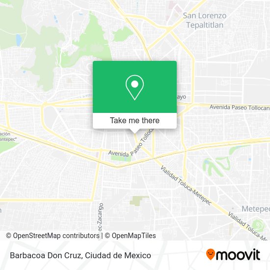 Mapa de Barbacoa Don Cruz