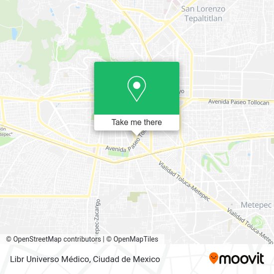 Mapa de Libr Universo Médico