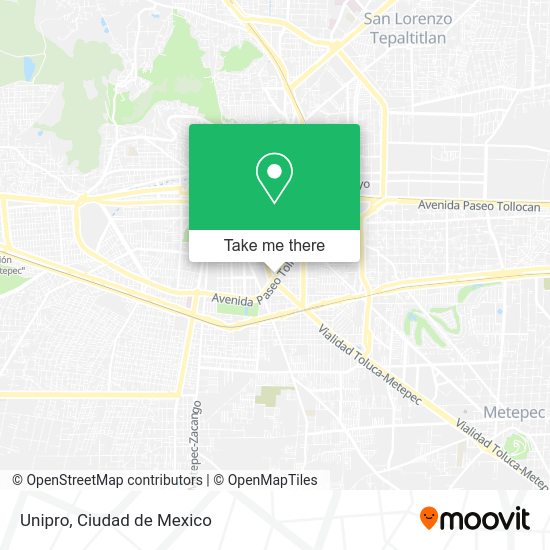 Mapa de Unipro