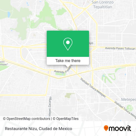Restaurante Nizu map