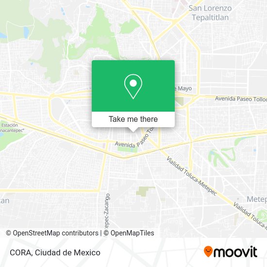 Mapa de CORA