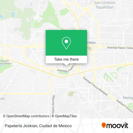 Papelería Joskian map