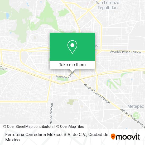 Ferreteria Carredana México, S.A. de C.V. map