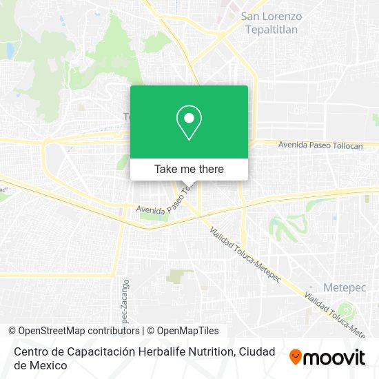 Mapa de Centro de Capacitación Herbalife Nutrition