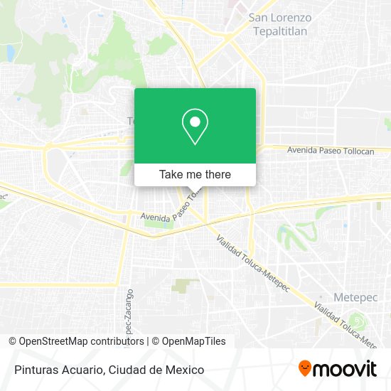 Pinturas Acuario map