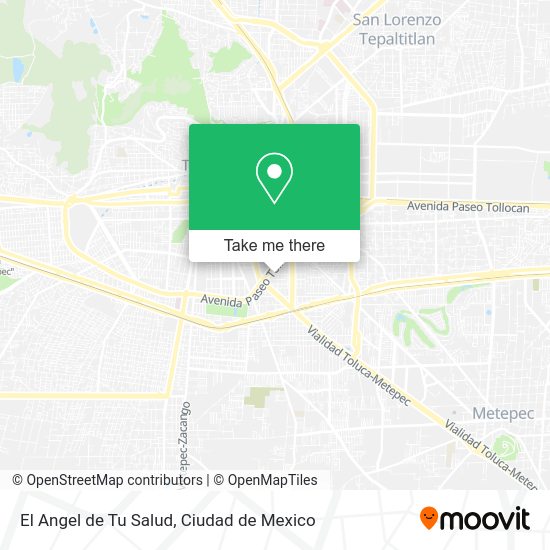 El Angel de Tu Salud map