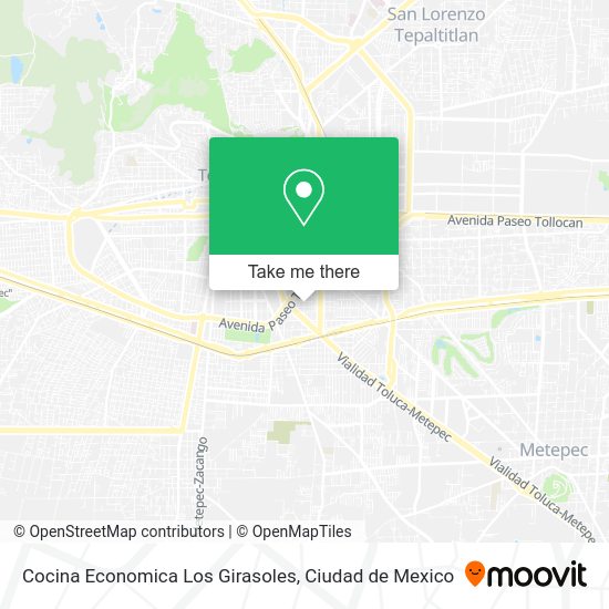Cocina Economica Los Girasoles map