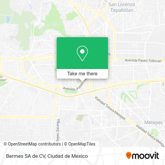 Bermes SA de CV map