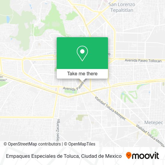 Empaques Especiales de Toluca map