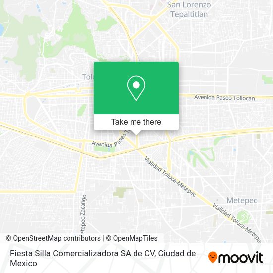Fiesta Silla Comercializadora SA de CV map