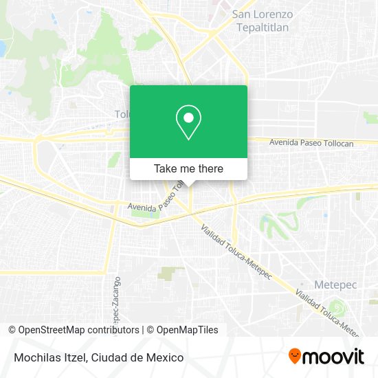 Mochilas Itzel map