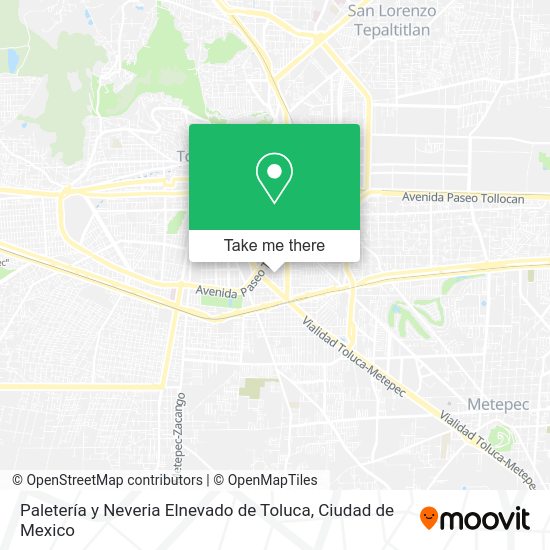Paletería y Neveria Elnevado de Toluca map