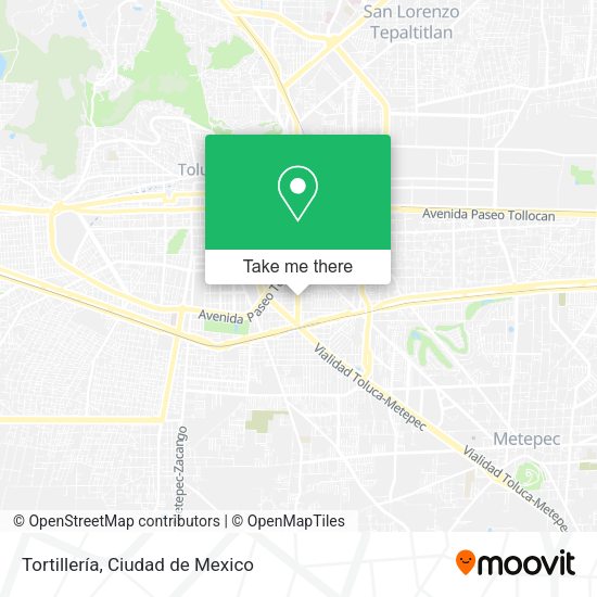 Tortillería map