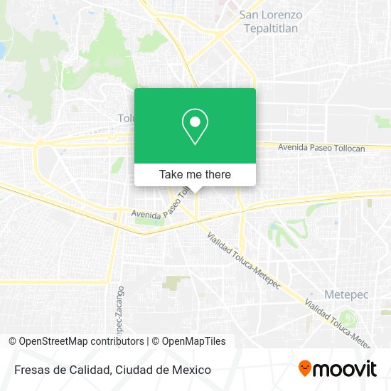 Fresas de Calidad map