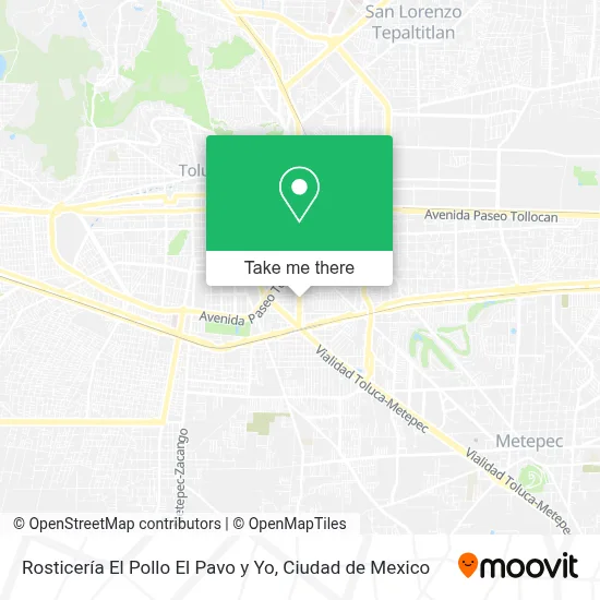 Rosticería El Pollo El Pavo y Yo map