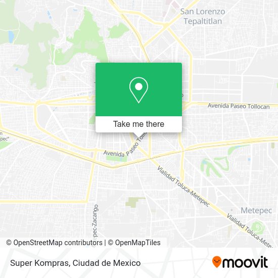 Mapa de Super Kompras